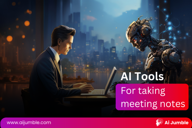 Take notes in meetings using AI, ai jumble