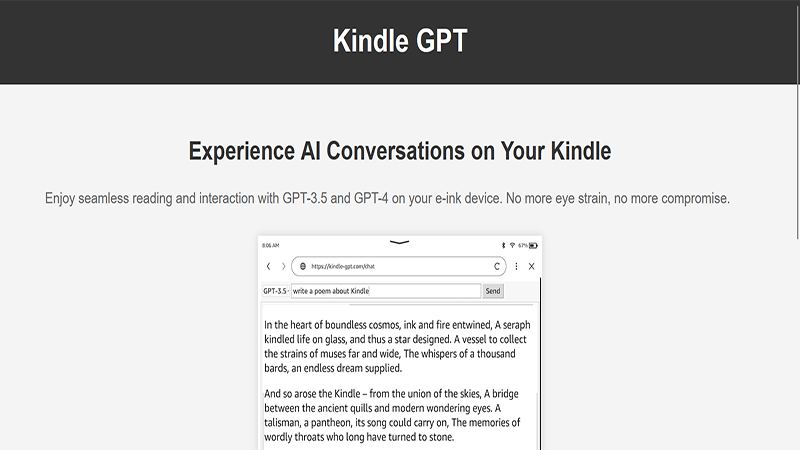 Kindle GPT