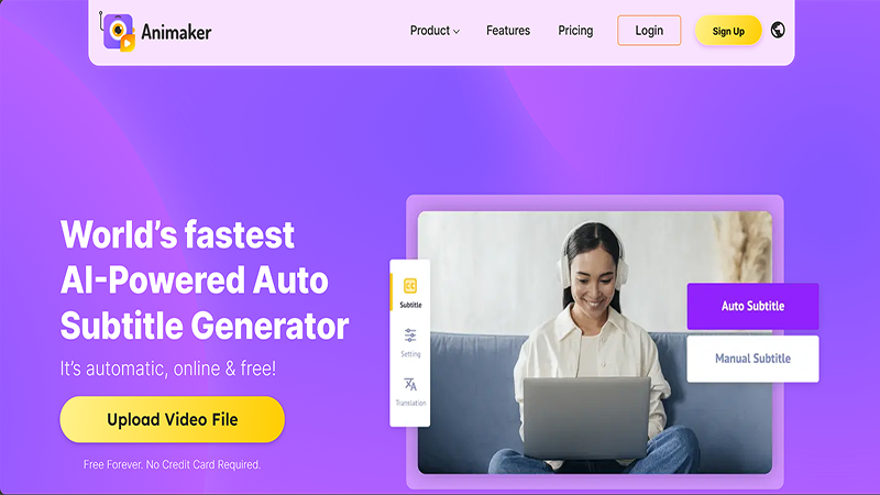 Animaker’s Subtitle Generator