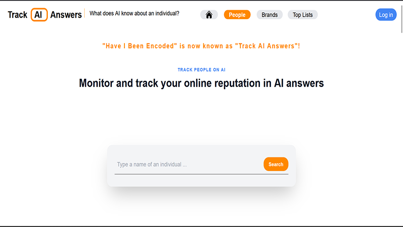 Track AI Answers (Formerly Have I Been Encoded)