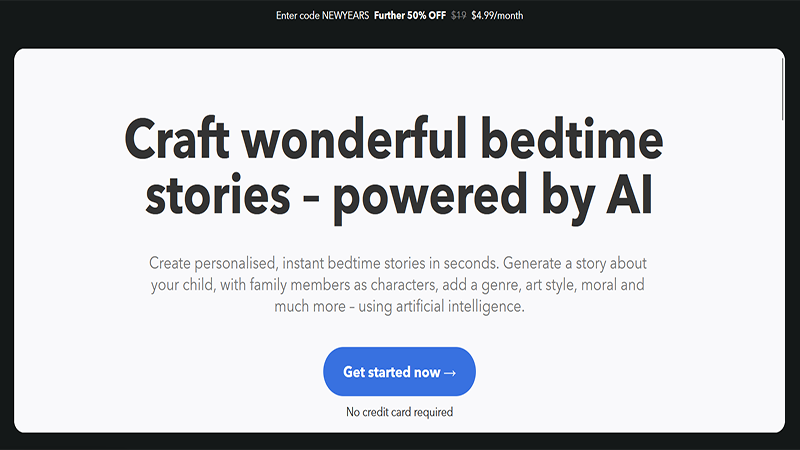 BedtimeStoryAI