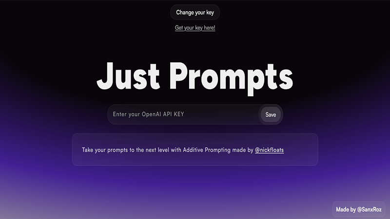 Just Prompts