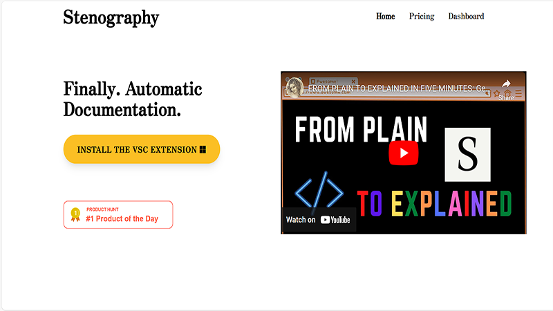 Stenography