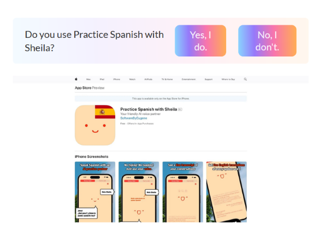 Practice Spanish with Sheila