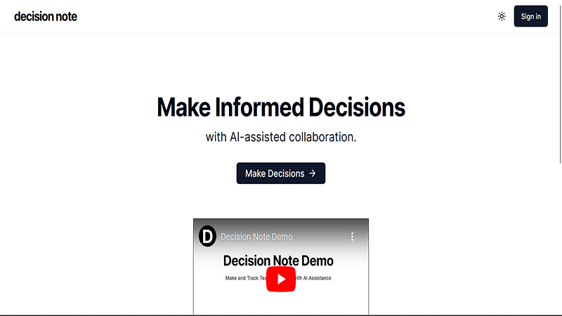 Decision Note