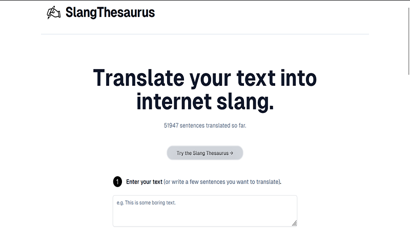 Slang Thesaurus