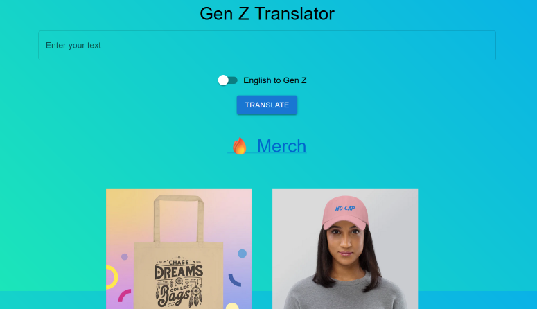 Gen Z translator