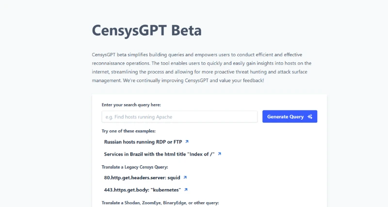 CensysGPT