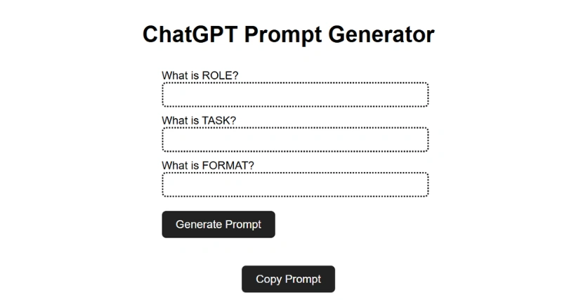 ChatGPT Prompt Generator