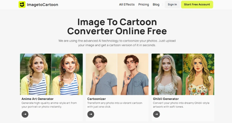 Imagetocartoon