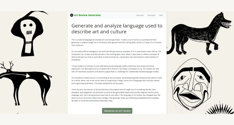 Art Review Generator
