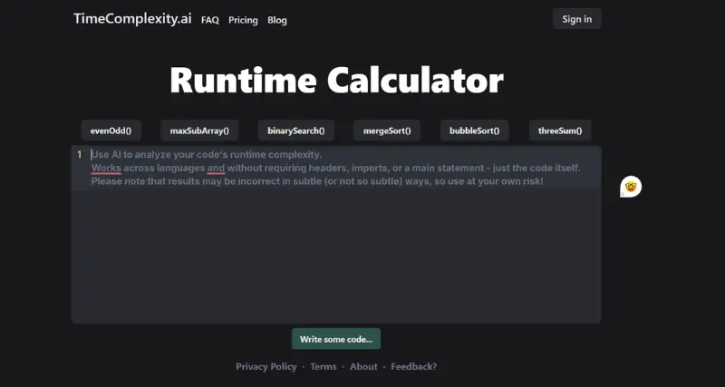 TimeComplexity