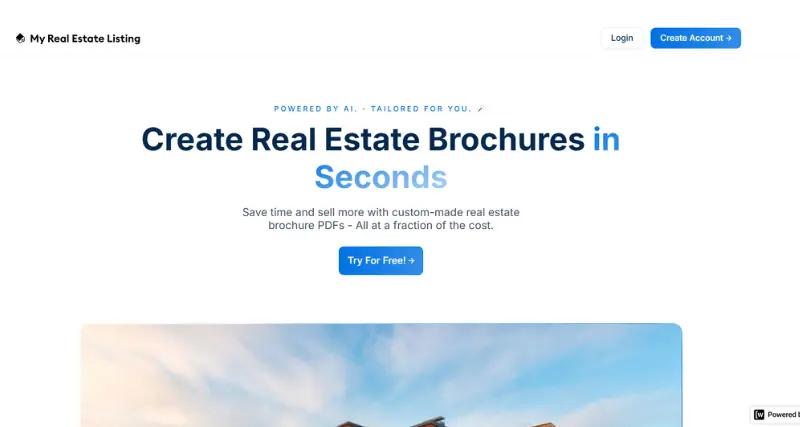 My Real Estate Listing