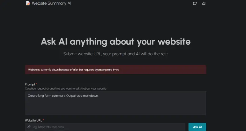 Website Summary AI