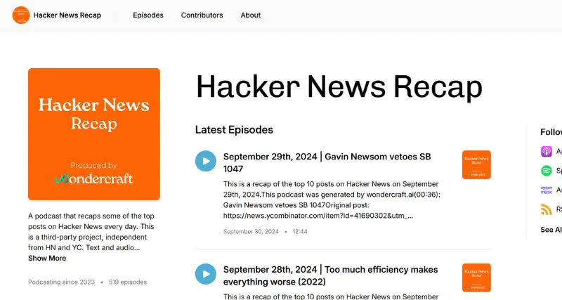 Hacker News Recap
