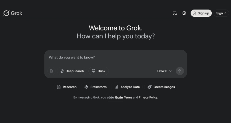 Grok AI Interface – A Look at Its User Experience