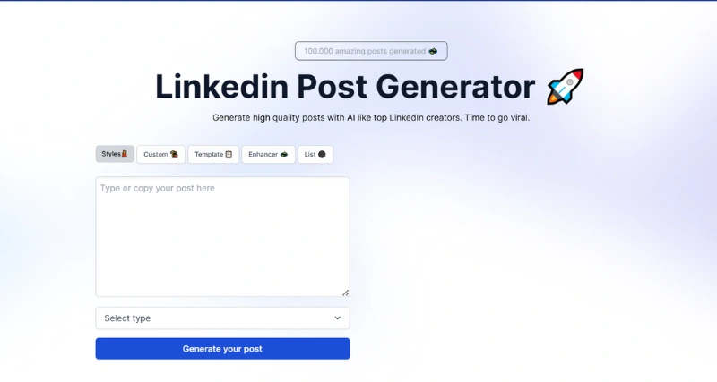 LinkedIn Post Generator