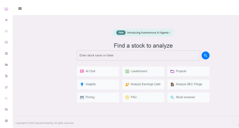 Decode Investing