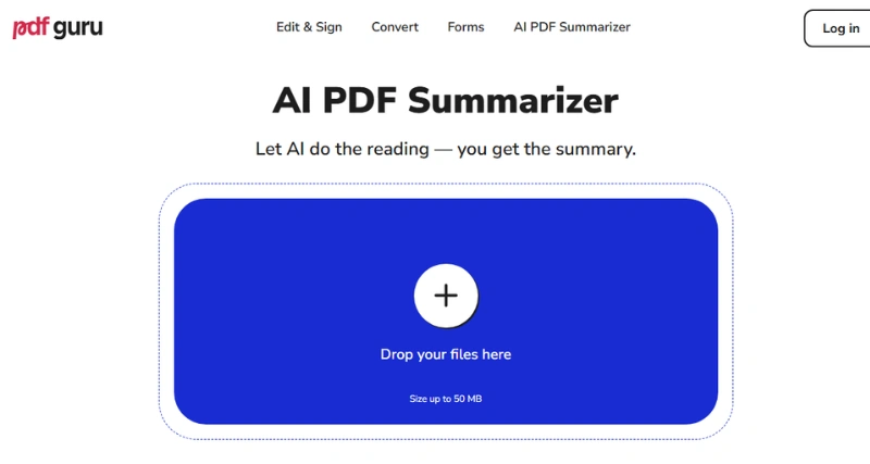 AI-PDF-Summarizer by PDF Guru