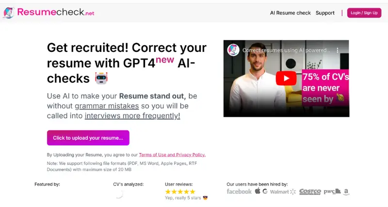 ResumeCheck